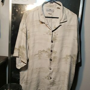 John Ashford Cream Casual Button Down Shirt